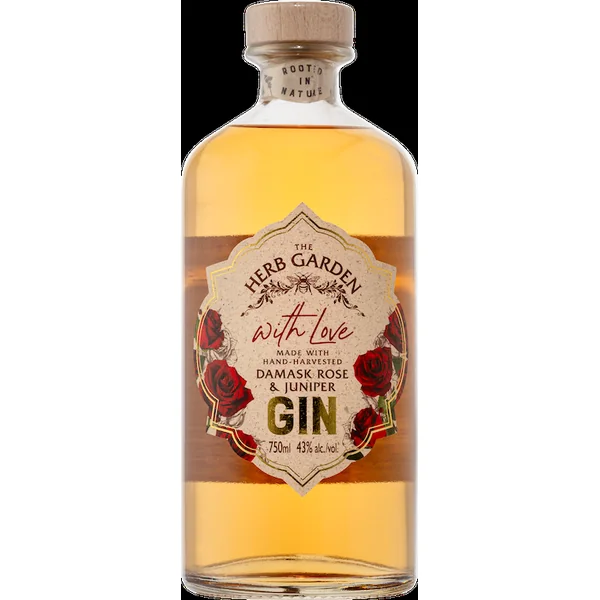 The Herb Garden Gin Damask Rose & Juniper 750ml