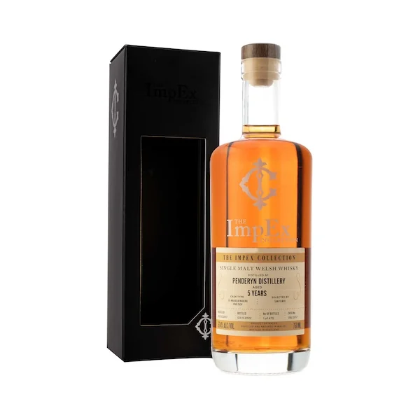 The ImpEx Collection Welsh Single Malt Whisky "Penderyn 5 Year" 750ml