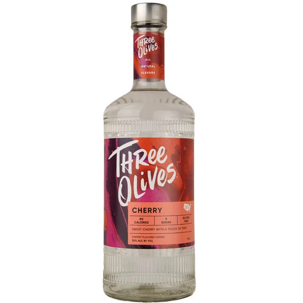 Three Olives Cherry Flavored Vodka / 1.75 Ltr