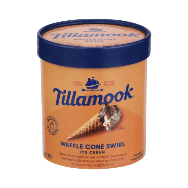 Tillamook Ice Cream • Waffle Cone Swirl