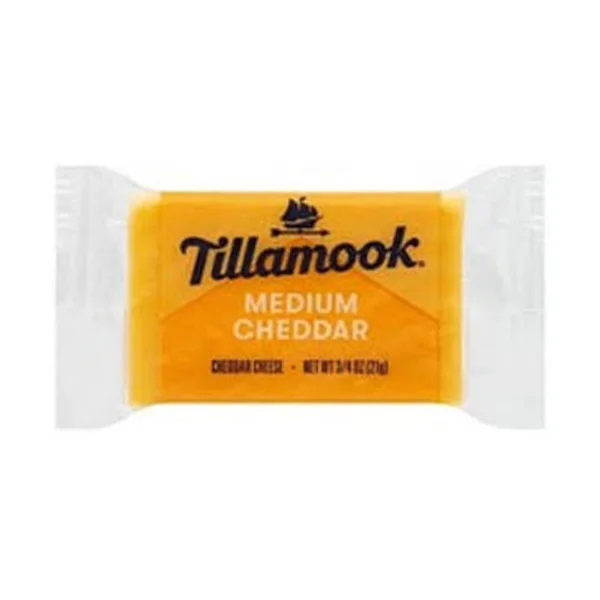 Tillamook Medium Cheddar Cheese 100 Calorie Portion