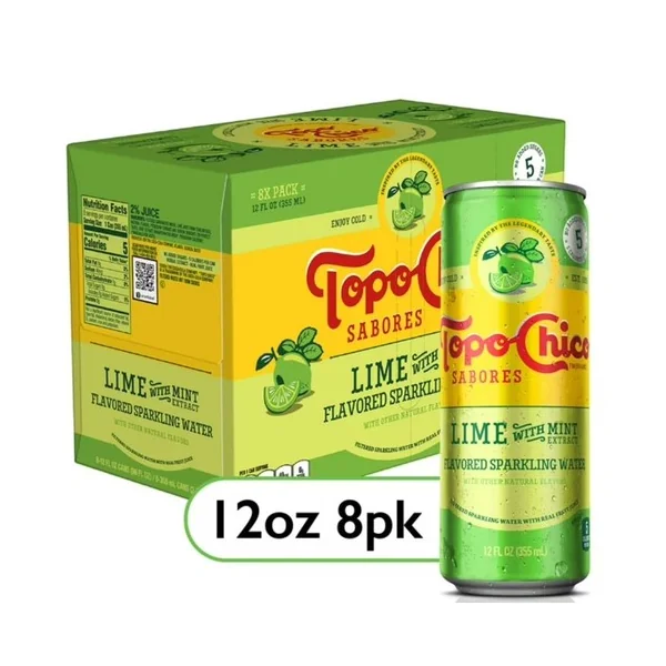 Topo Chico Sabores Lime Mint