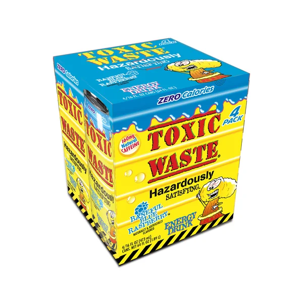 Toxic Waste Energy Drink • Baneful Blue Raspberry