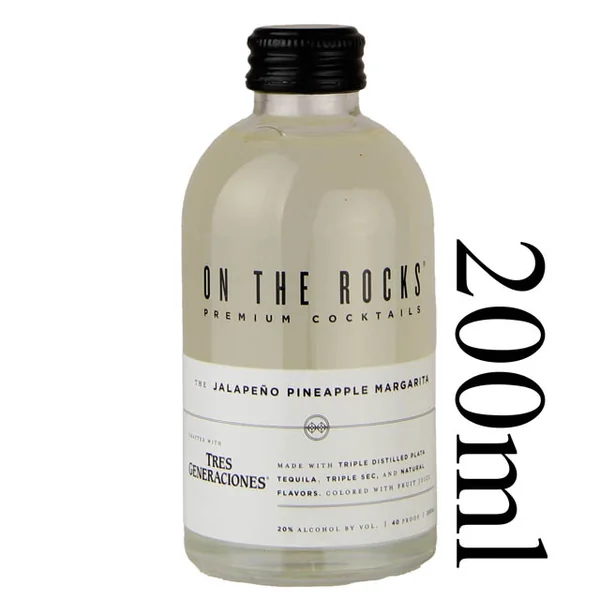 Tres Generaciones Tequila On The Rocks The Jalapeno Pineapple Margarita / 200 ml