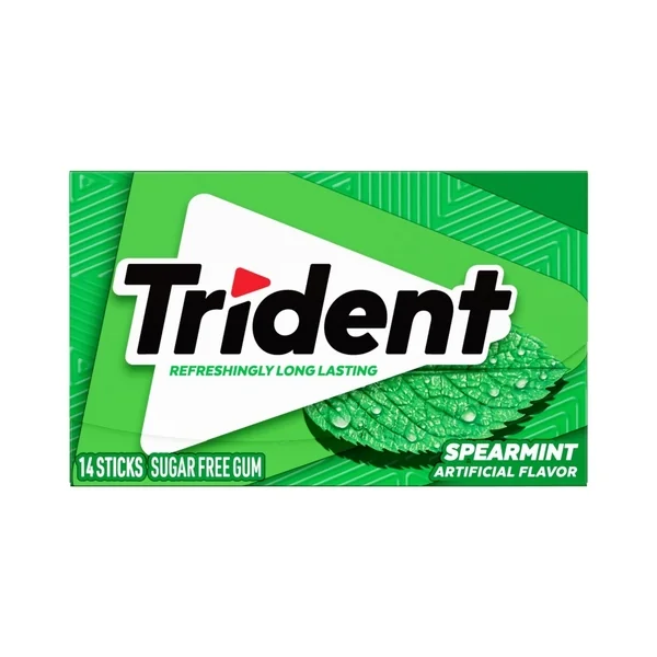 Trident Gum • Sugar Free Spearmint
