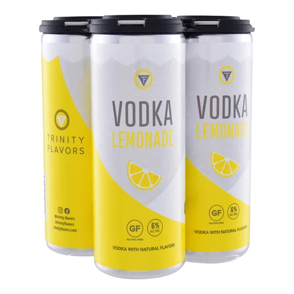Trinity Flavors Vodka Lemonade 4x355 mL Cans