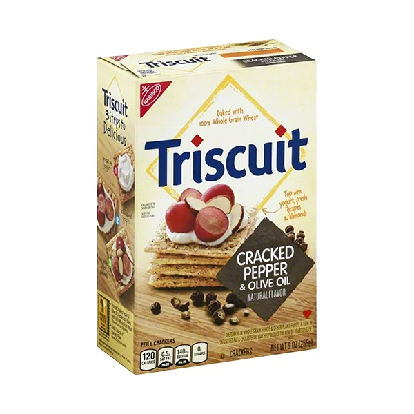 Triscuit Cracked Pepper & Olive Oil Crackers