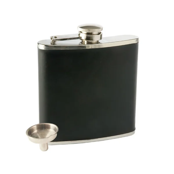 True Flask • Monte Carlo Faux Leather Black Ss