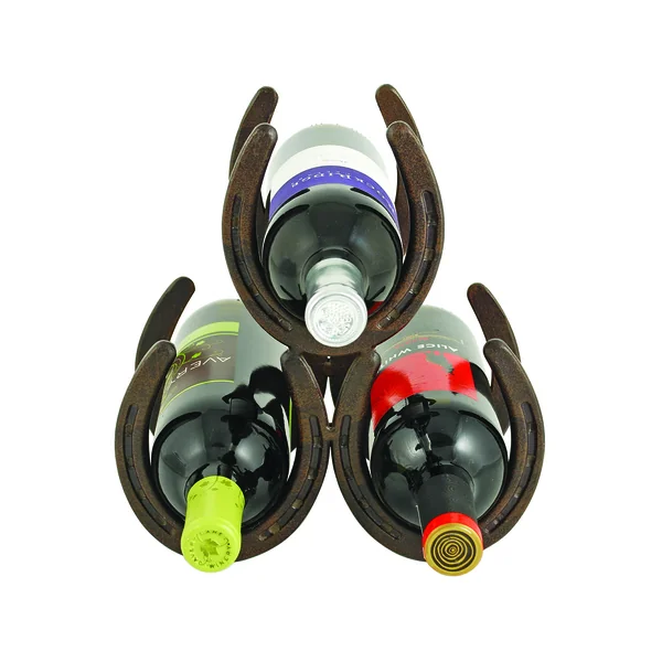 True Wine Rack • Horseshoe 3 Bottle By Foster & Rye