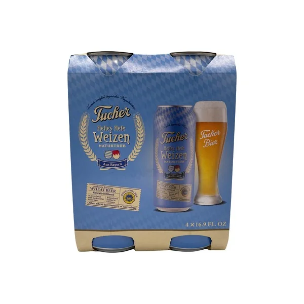 Tucher Hefeweizen • 4pk 16.9oz Can