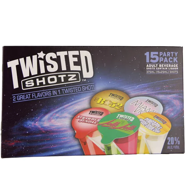 Twisted Shotz Traditional Party Pack / 15-25mL