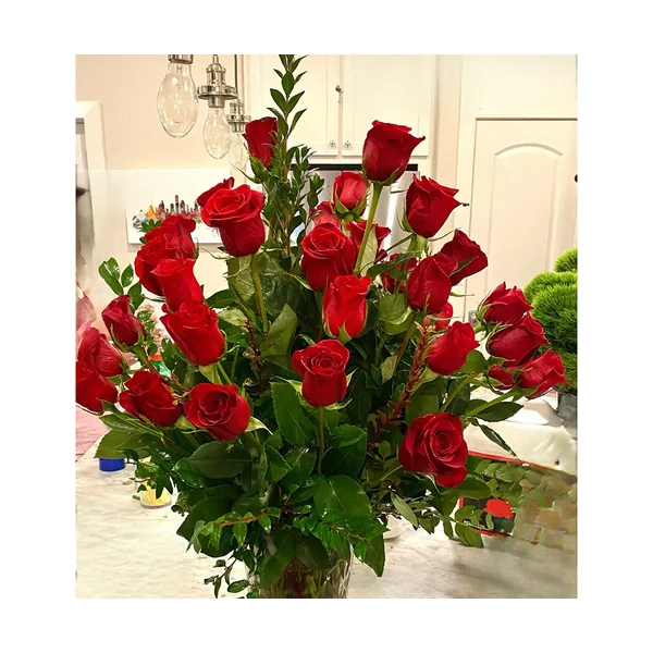 Two Dozen Roses By Robert Shipman