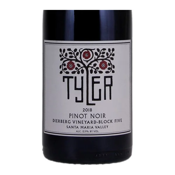Tyler Pinot Noir Santa Maria Valley Dierberg Block 5 2018