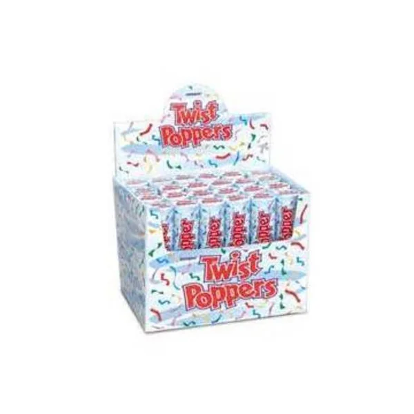 Unique Twist Poppers 7″h