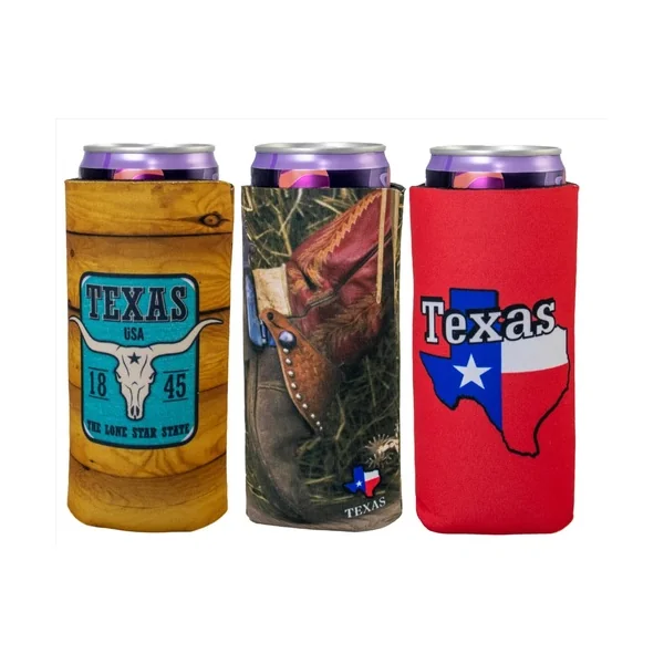 Us Poly Can Sleeve • Slim Texas Theme Assortment