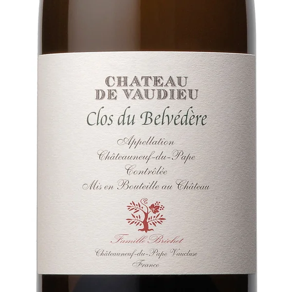 Vaudieu Châteauneuf-du-Pape Blanc le Clos du Belvédère 2016