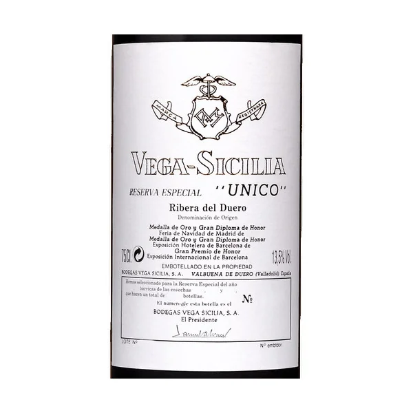 Vega Sicilia Único Reserva Especial 2018 Release ('05, '06, '07) NV