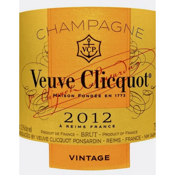 Veuve Clicquot Brut Champagne 2012