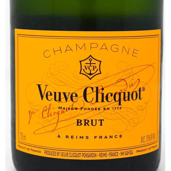 Veuve Clicquot Brut Champagne Reserve Cuvée (Yellow Label) NV