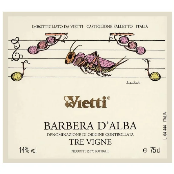 Vietti Barbera d'Alba Tre Vigne 2018