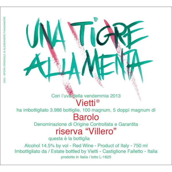 Vietti Barolo Villero Riserva 2013