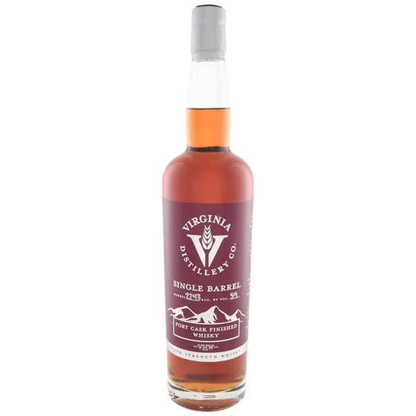Virginia Distillery Company Single Barrel Port Cask Finished Cask Strength Whiskey FWGS Exclusive