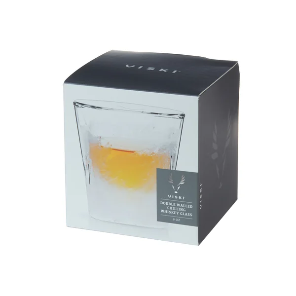 Viski Double Walled Whiskey Chilling Glass