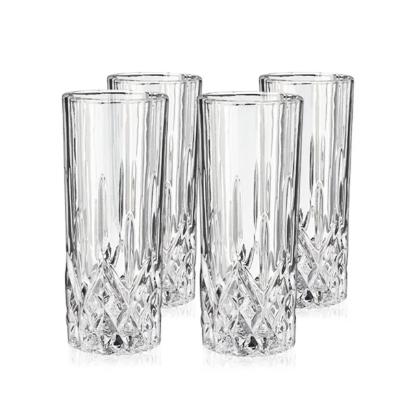 Viski Drinkware • Admiral Highball Crystal Glasses