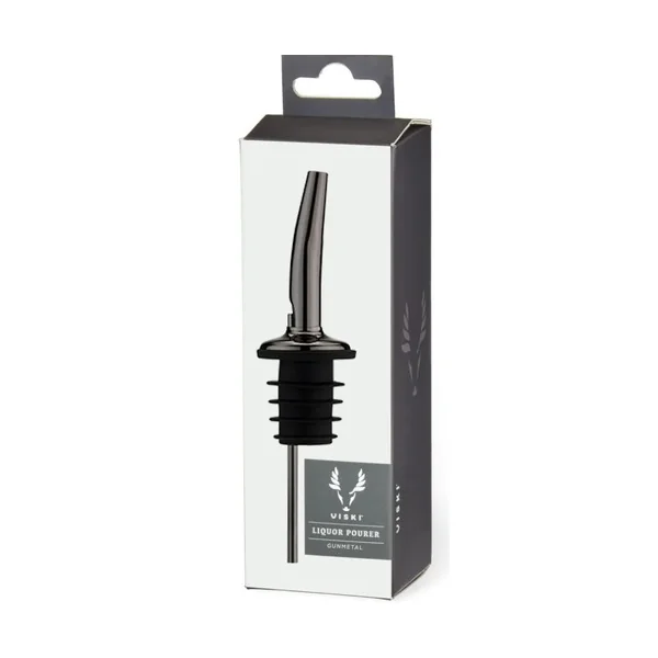 Viski Gunmetal Finish Liquor Pourer