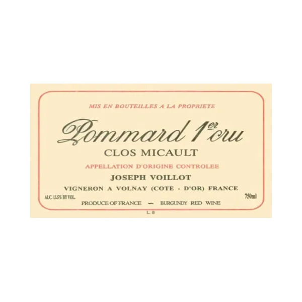 Voillot/Joseph Pommard 1er cru Clos Micault 2020