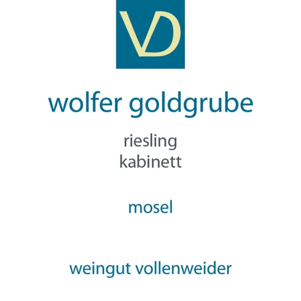 Vollenweider Riesling Kabinett Wolfer Goldgrube 2018 1.5L