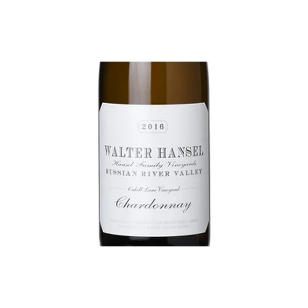 Walter Hansel Chardonnay Russian River Valley Cahill Lane 2016
