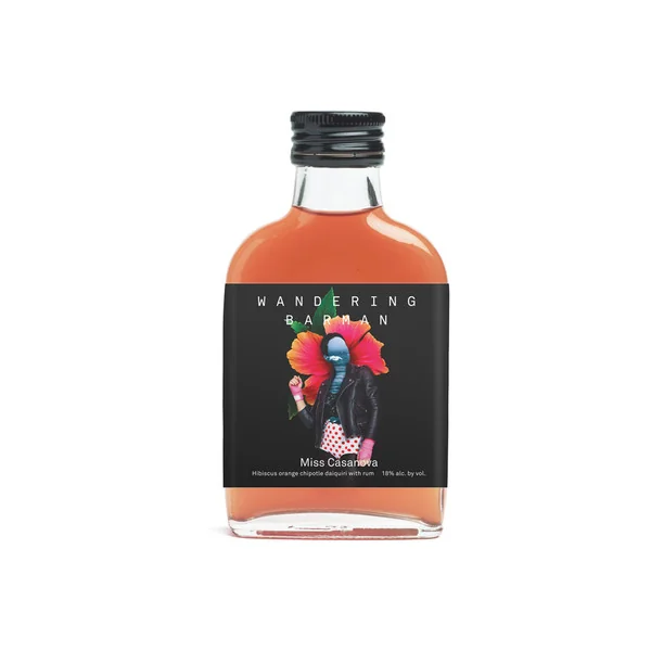 Wandering Barman Miss Casanova Hibiscus Orange Chipotle Daiquiri