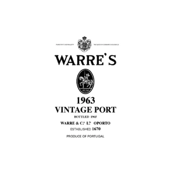 Warre's Vintage Port 1963