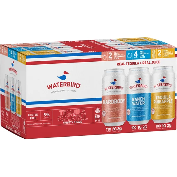 Waterbird Tequila Cocktail Variety Pack 8x355 mL Cans