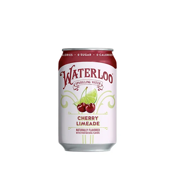 Waterloo Sparkling Water • Cherry Limeade 12 oz Cans