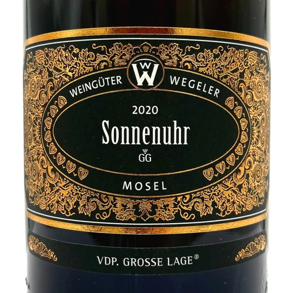Wegeler Riesling Wehlener Sonnenuhr GG 2020