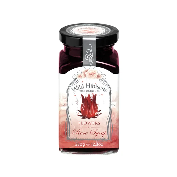 Wild Hibiscus Flowers In Rose Syrup
