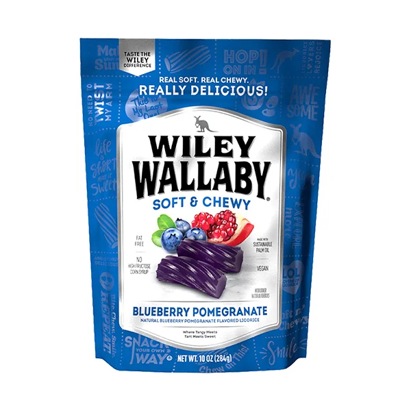 Wiley Wallaby Licorice • Blueberry Pomegranate