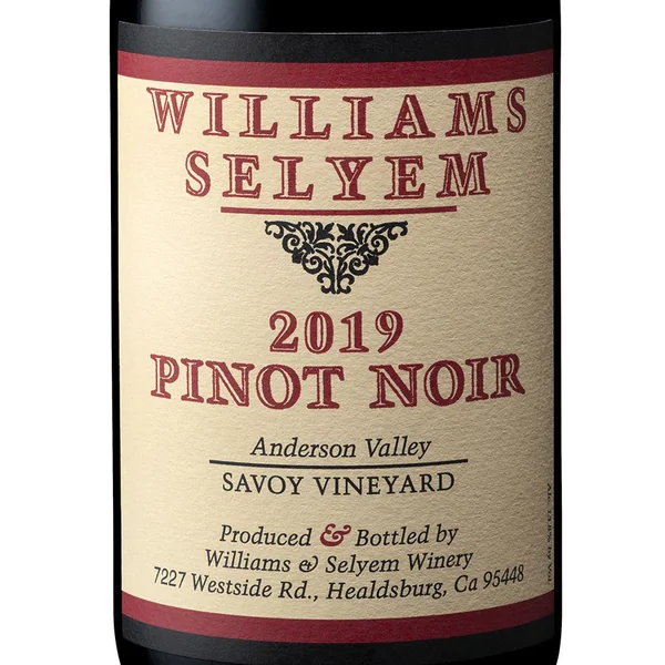 Williams-Selyem Pinot Noir Anderson Valley Savoy Vineyard 2019