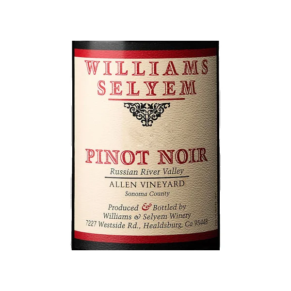 Williams-Selyem Pinot Noir Russian River Valley Allen Vineyard 2019