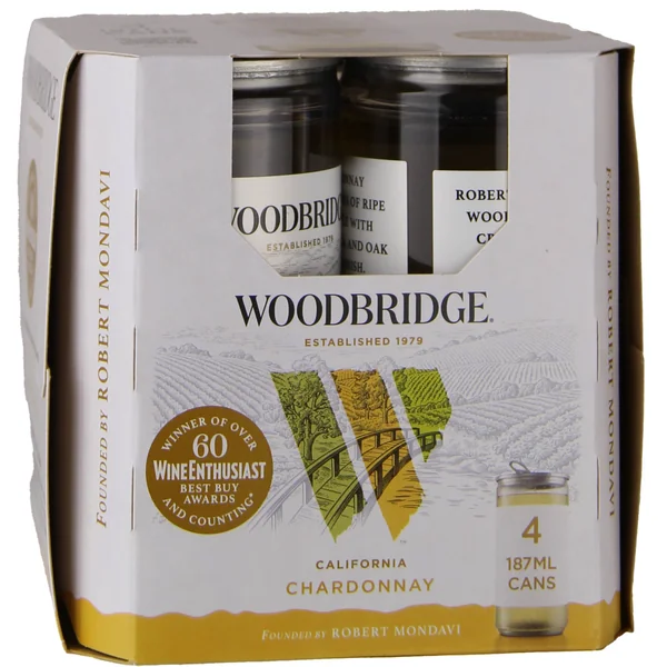 Woodbridge by Robert Mondavi Chardonnay 4 Pack Cans / 4-187ml