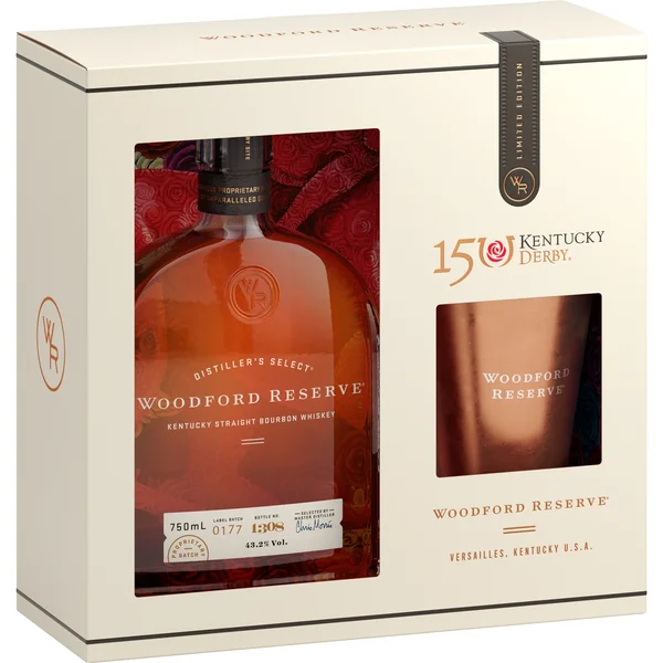 Woodford Reserve Straight Bourbon with Mint Julep Cup