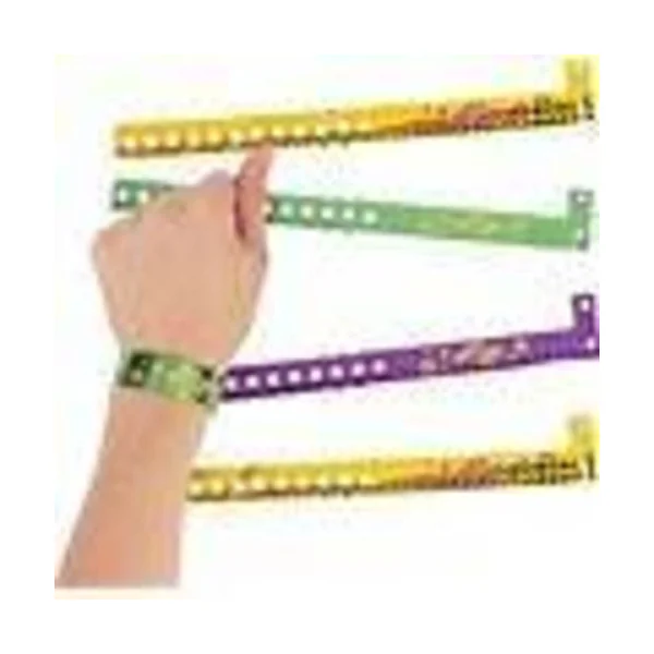 Wrist Bands Mardi Gras