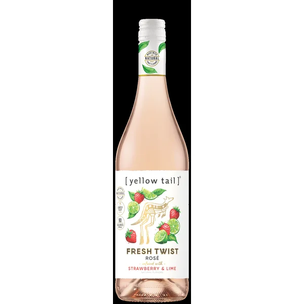 Yellow Tail Fresh Twist Rose Strawberry & Lime NV 750ml