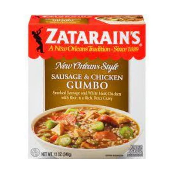 Zatarains Frozen Sausage ^ Chicken Gumbo Bowl