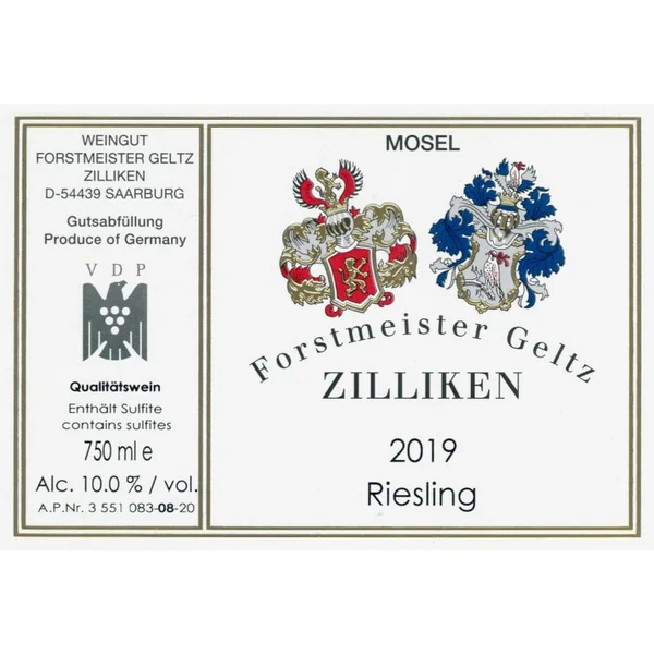 Zilliken Riesling Estate 2019