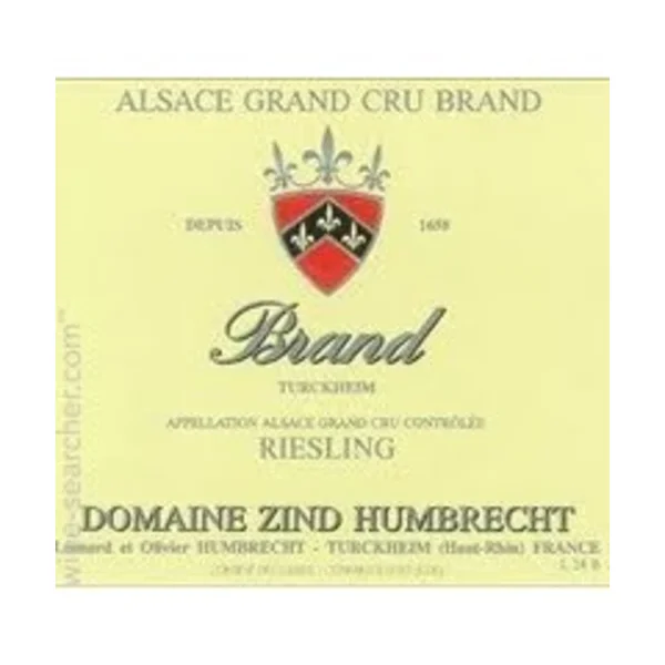 Zind Humbrecht Riesling Brand Grand Cru