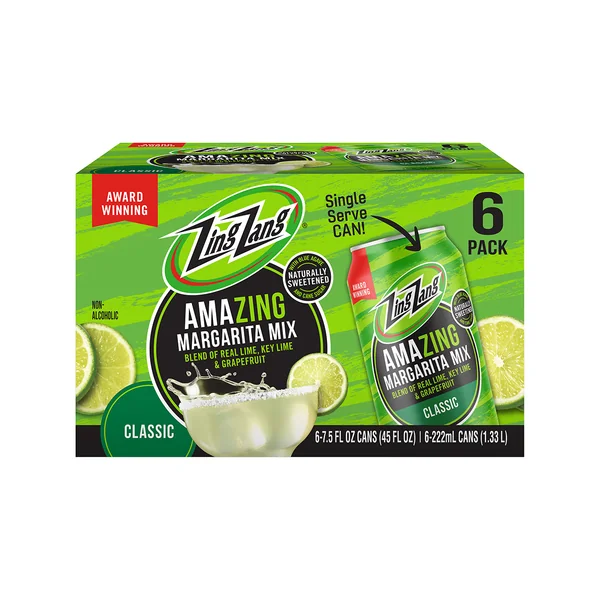 Zing Zang All Natural Mix • Margarita 6 Pack