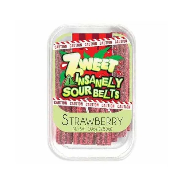 Zweet Sour Strawberry Candy Belts Tub - Image 2
